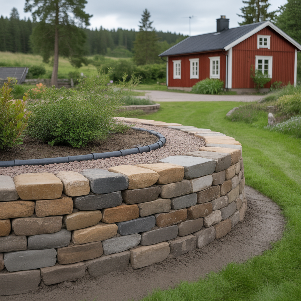 12.Sa bygger du en stabil och vadertalig stodmur