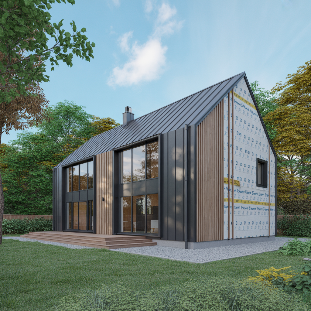 3.Sa bygger du en energieffektiv och snygg husfasad