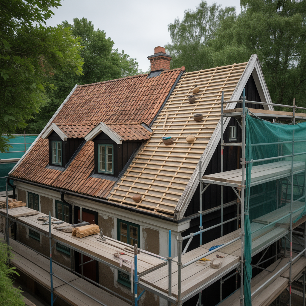 5.Vad bor du tanka pa vid takrenovering av aldre byggnader