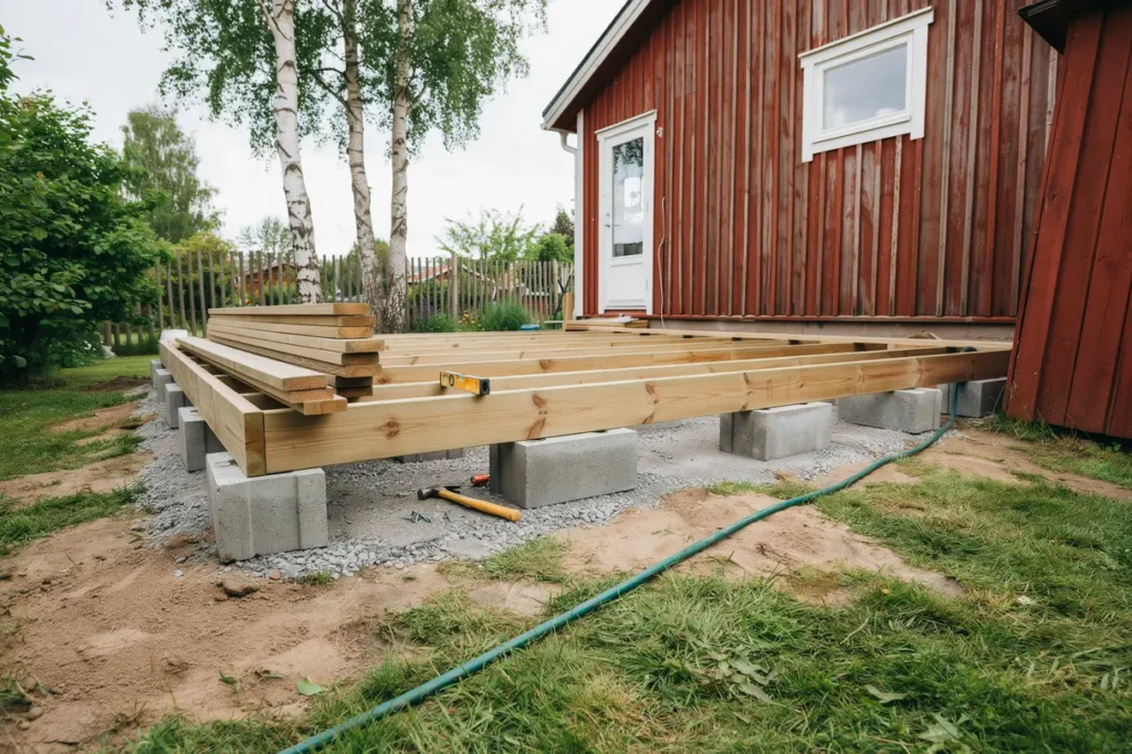sommarens smartaste byggprojekt bygga altan med r tt grund h jd och material f r ett h llbart resultat