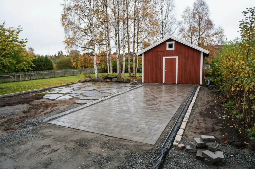 l gga om uppfarten s v ljer du r tt marksten underarbete och dr nering f r ett h llbart resultat