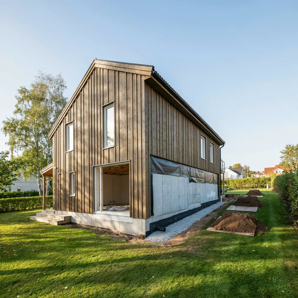 renovera kallare dranera husgrund kavlinge skane